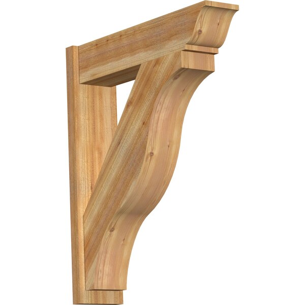 Ekena Millwork Funston Traditional Rough Sawn Outlooker, Western Red Cedar, 8"W x 34"D x 40"H OUT08X34X40FST01RWR - main